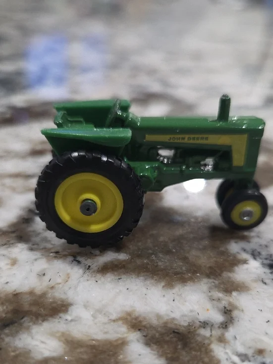 John Deere Green and Yellow Mini Tractor Toy - Picture 1 of 2